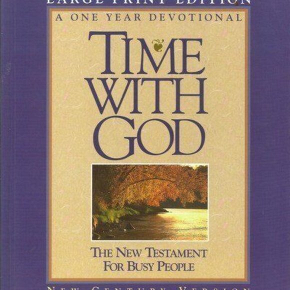 Time with God: Personal Journal Large Print Edition A One Year Devotional - Picture 1 of 6